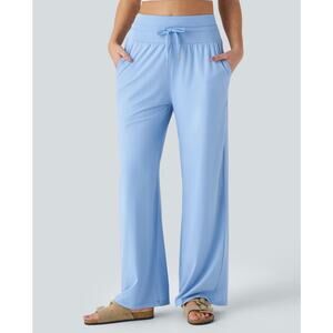 Halara Women's High Waisted Wide Leg Cool Touch Casual Pants UPF50+ Size Medium